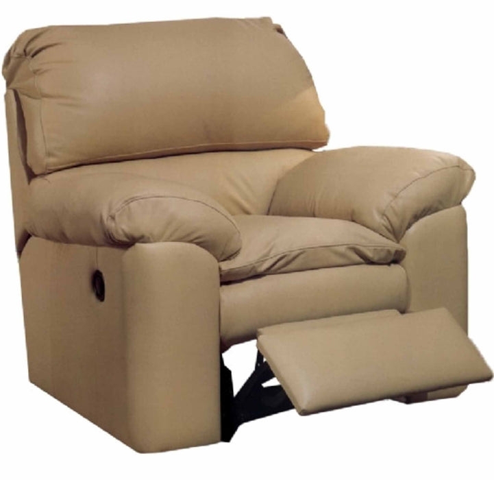 Traditional Club Recliner with Tufted Back and Rolled Arms