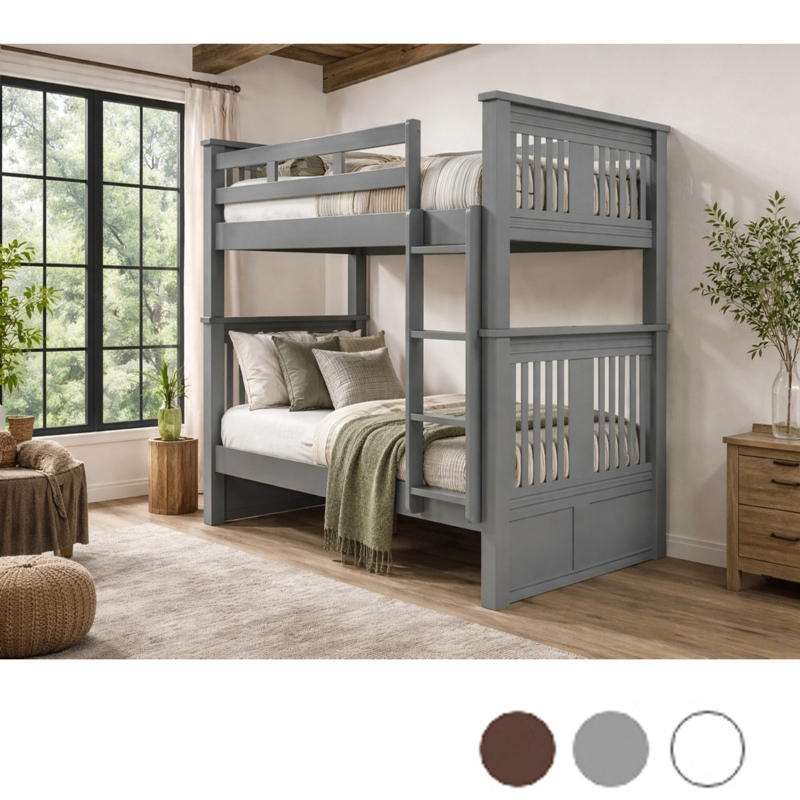 Twin XL over Twin XL Gary Bunk Bed - Trundle or Storage