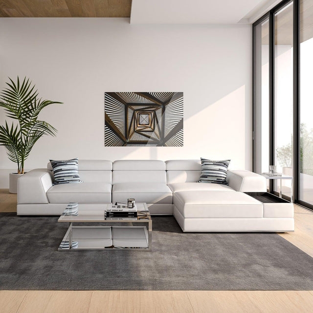 Amadeo 3-Piece Modular Sofa White  Modani Furniture