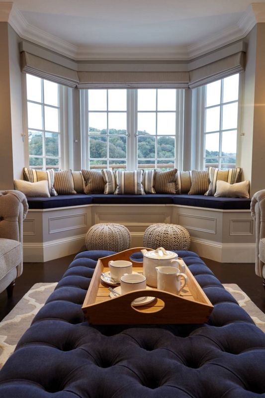 Bench Coffee Table Living Room Styling with Scandinavian Chairs