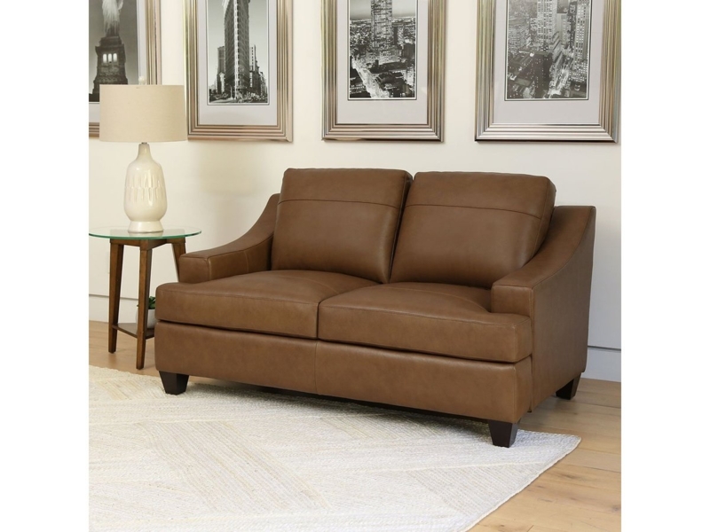 Button Tufted Bolster Loveseat, Small Space Seating with Bolsters
