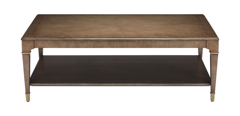 Coffee Table Dark Charcoal Wood Plinth Base Recessed Apron