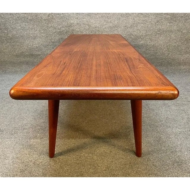 Coffee Table with Slatted Shelf, Rectangular Wood, Tapered Legs