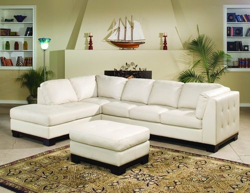 Complete Leather-Like Sectional Set, Rolled Arms, Traditional