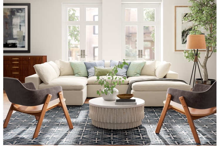 Console Table with Lower Shelf, Light Finish, Transitional Entryway Furniture
