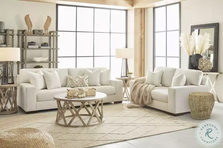 Contemporary Gray Sofa Set High Tapered Legs Glass Inlay Tables