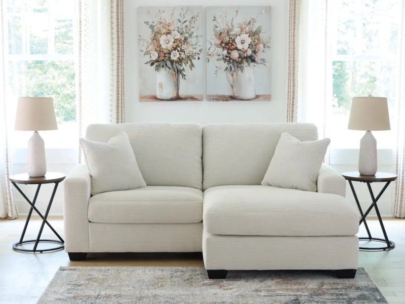 Contemporary Sectional Sofa featuring Left Facing Chaise and Track Arms