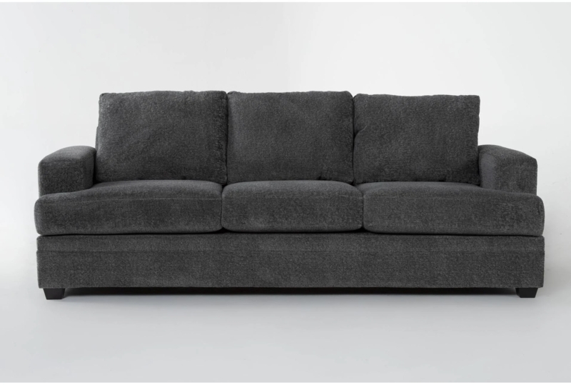 Extra Long 97 Inch Track Arm Sofa Modern Transitional Style