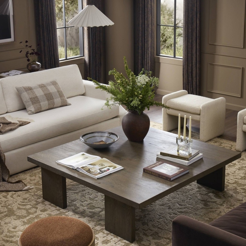 Four Hands Yarra Square Coffee Table