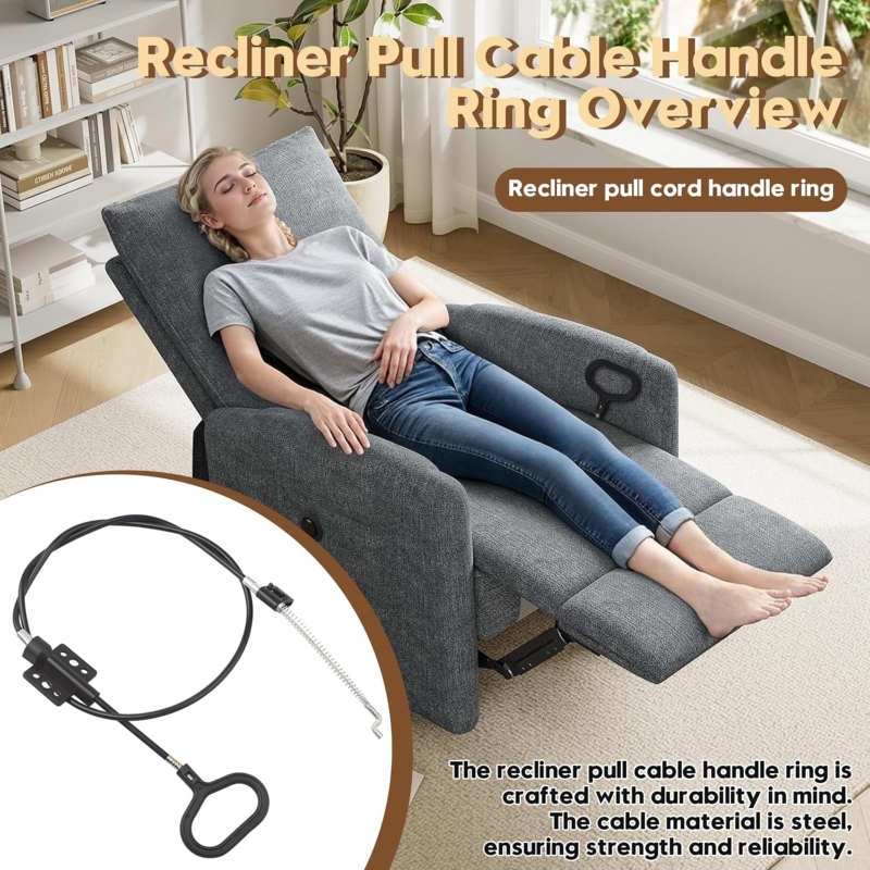 Furniture Part Sofa Cable Repair Kit Recessed Handle S-Hook Tip