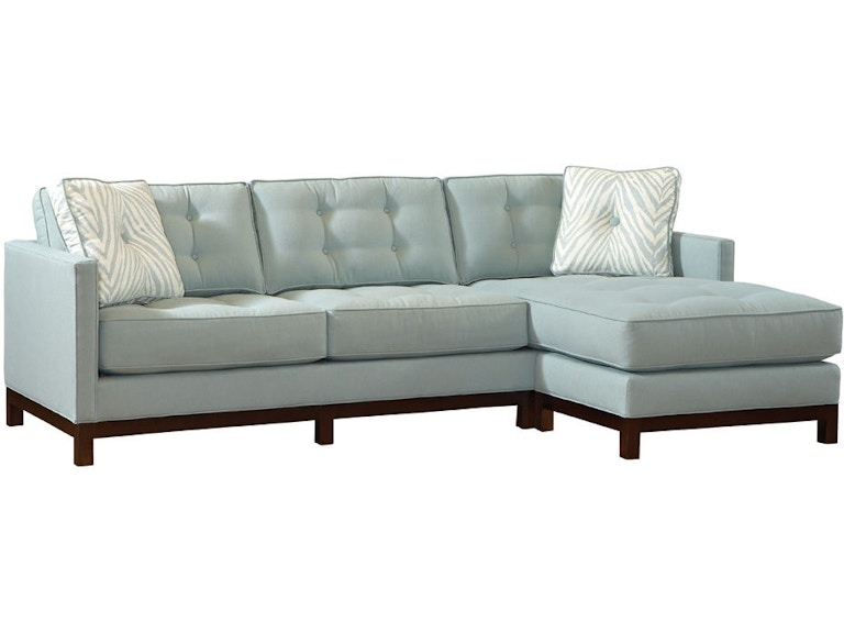 L-Shaped Sectional Sofa Beige Loose Back Track Arms