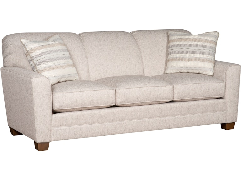 L-Shaped Sectional Sofa Light Gray Track Arms Mountain Modern