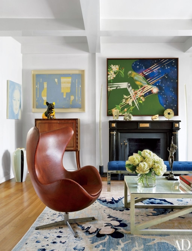 Living Room with Expansive Windows, Exposed Beams & Indoor Outdoor Flow.