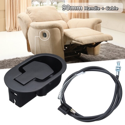 Metal Recliner Release Lever Replacement with Spring Hook Cable