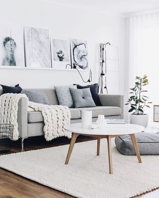 Minimalist Sofa with Track Arms and Tapered Legs