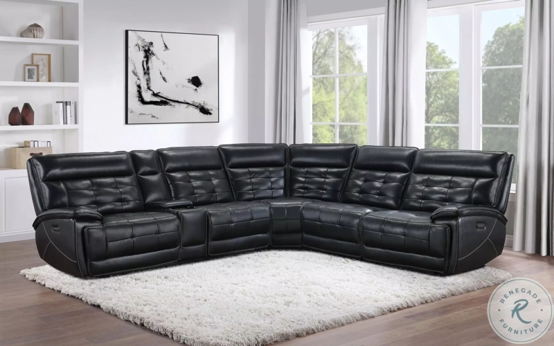 Modular Power Reclining Sectional with Adjustable Headrests