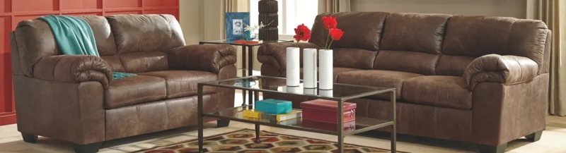 Navy Blue Tight Back Sofa in Transitional Living Room setting