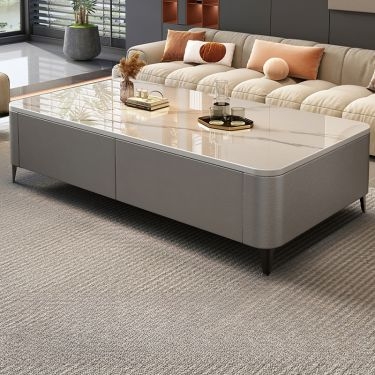 Nesting Coffee Tables Splayed Black Legs Wood Toned Scandi Style