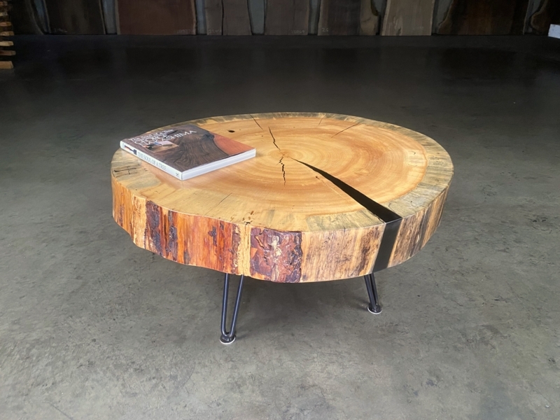Organic Modern Coffee Table Natural Grain Ponderosa Pine