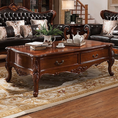 Ornate Carved Coffee Table | Wayfair