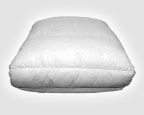 Pillow Insert Set with Piped Edges and Overstuffed Square Shape