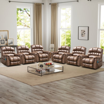 Power Lift Recliner Chair in Charcoal Microfiber with Side Storage Pocket.