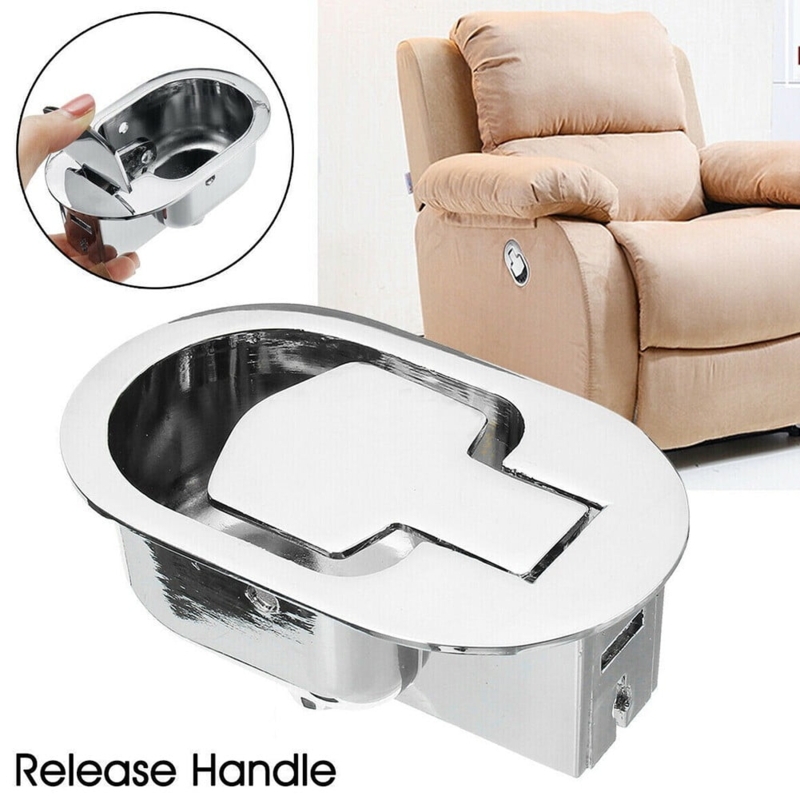 Recliner Handle Set Manual Lever Mounting Plate Barrel Cable Connector