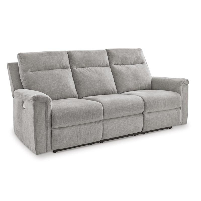 Reclining Sofa Power Fold-Down Console USB Charging Cup Holders