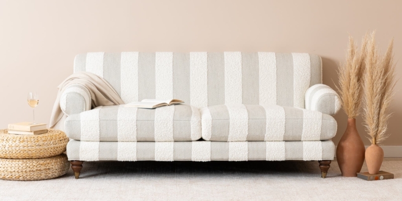 Sage Green Sofa Contemporary Track Arms Natural Light Living Room Layout