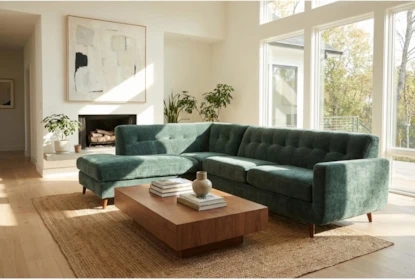 Sectional Sofa Corner Chaise Woven Fabric Track Arms Sophisticated