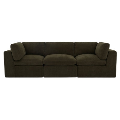 Sectional Sofa Frameless Design Off-White Modular Contemporary Style