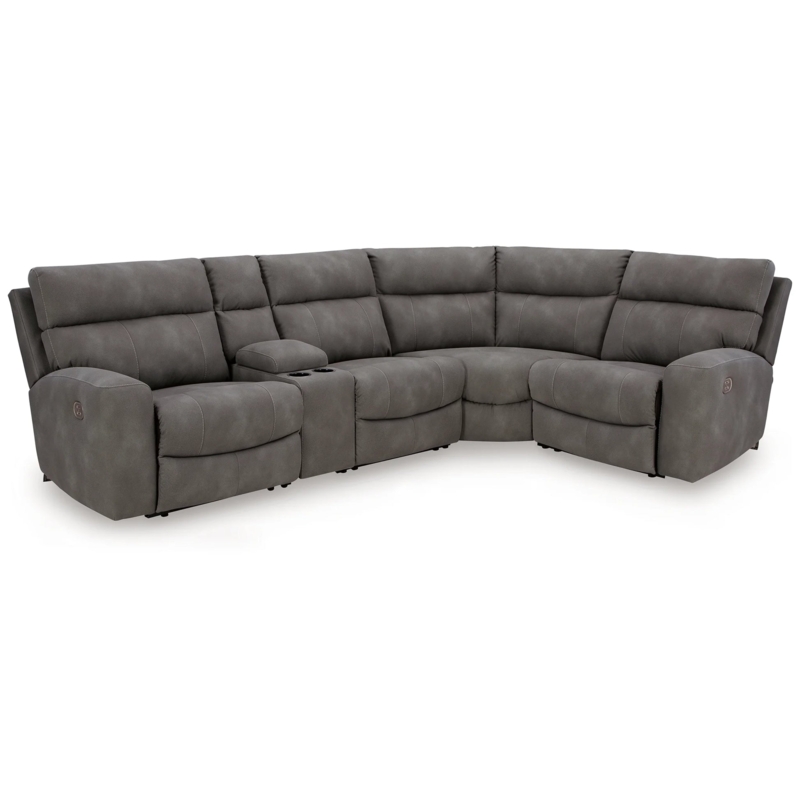 Sectional Sofa Power Reclining L-Shaped Console Pillow Arms