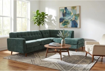 Sectional Sofa Right Arm Facing Chaise Track Arms Woven Fabric Cozy
