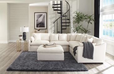 Sectional Sofa Rolled Arms Charcoal Upholstery Block Feet Transitional