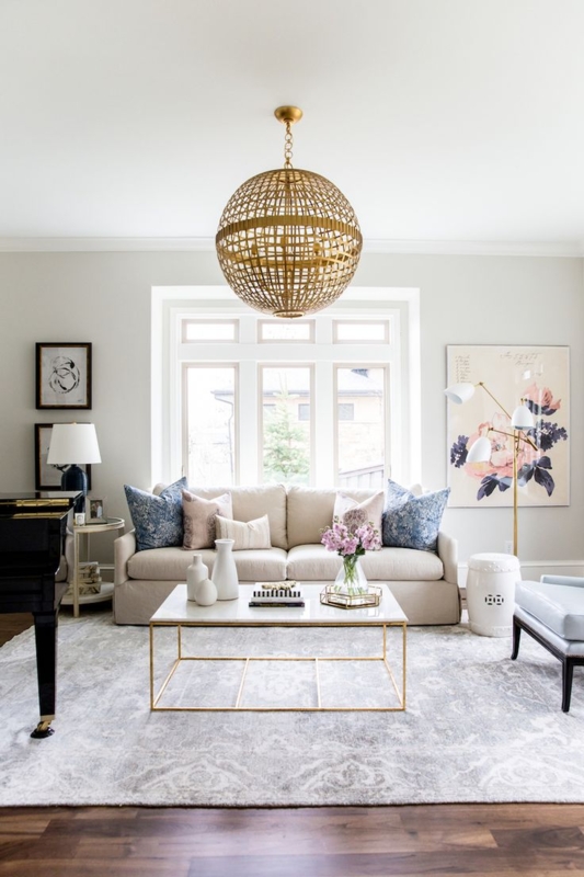 Sectional Sofa with Deep Seating, Track Arms, Modular Design