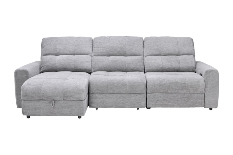 Sectional Sofa with Power Reclining Mechanism, Contemporary Living Room.