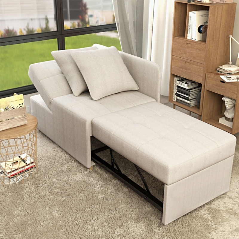 Sleeper Sofas Couch with Pull Out Foldable Bed for Living Room  Yalissey