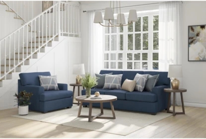 Sofa: Contemporary Track Arms with Geometric Pattern Pillows