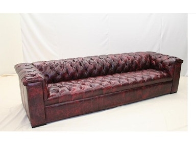 Sofa Cream Bench Seat Traditional with Skirted Base and Rolled Arms
