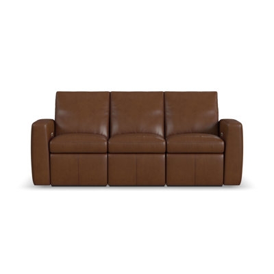 Sofa Light Grey Reclining Mechanism Split Back Cushions