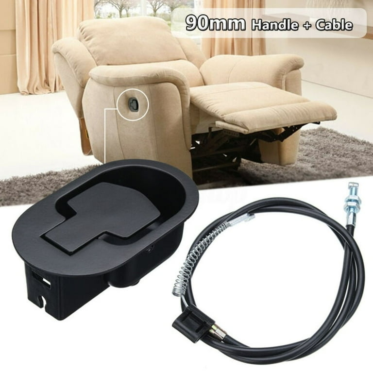 Sofa Release Lever Replacement Oval Pull Trigger with Hook End Cable