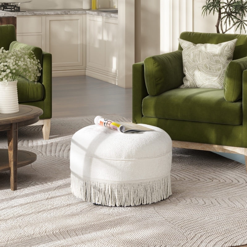 Solid, Bohemian & Eclectic Ottomans and Poufs - Bed Bath & Beyond