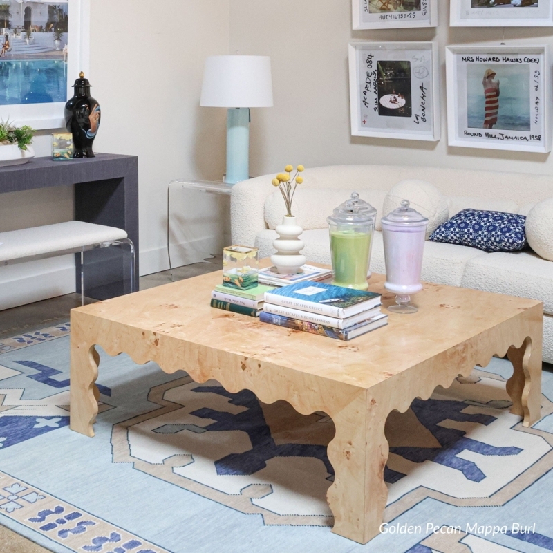 Scalloped Edges Coffee Tables