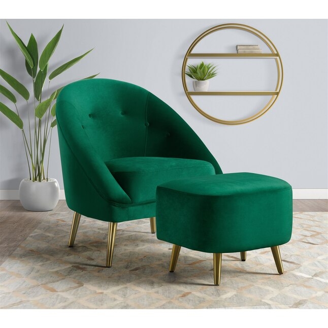Square Ottoman Cubic Form Fully Upholstered Diamond Tufted Velvet