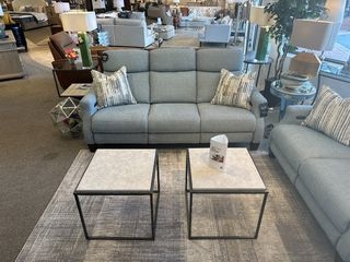 Standard Sofa with Rolled Arms and Oatmeal Upholstery