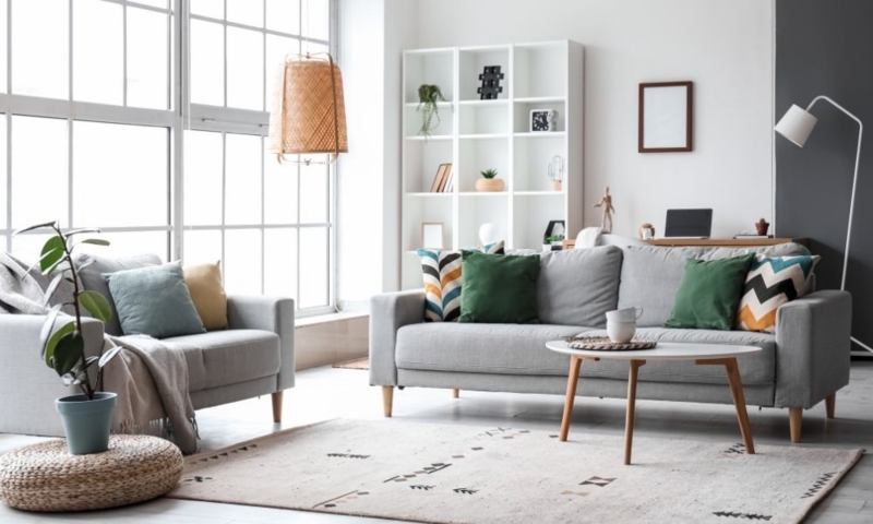 Tight Back vs Loose Back Sofas: Navy Tufted & Caramel Leather Styles