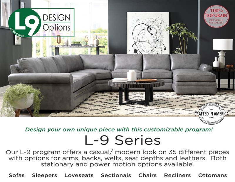 Traditional Cognac Sectional Sofa, Rolled Arms in Classic Setting