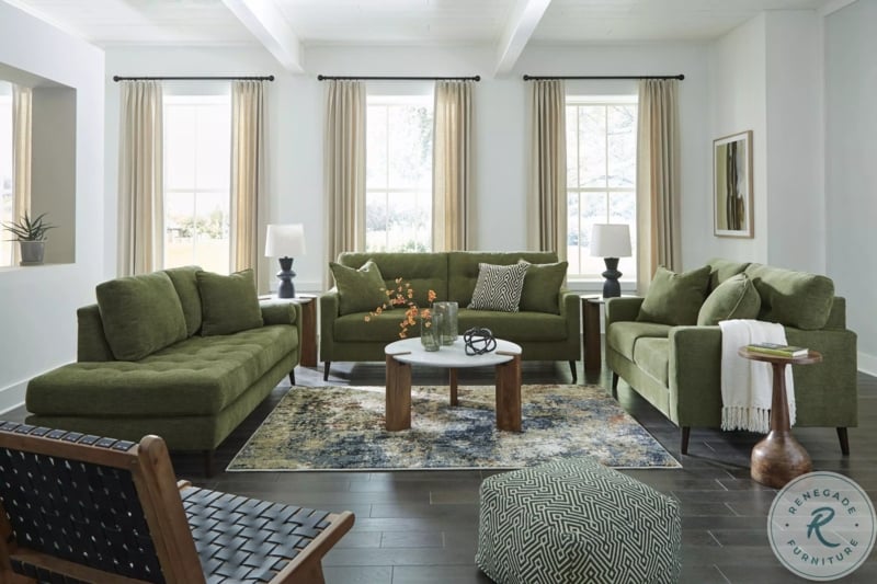 Woven Fabric Sofa with Tapered Wood Legs and Track Arms