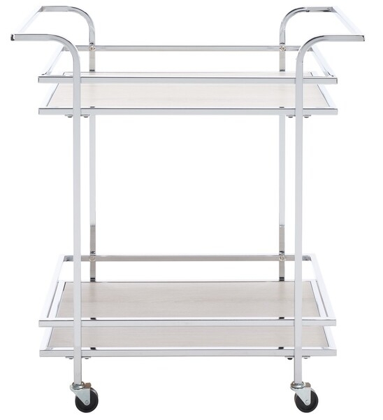 Bar Cart Industrial Wood Metal Piping, Rustic Mobile Bar