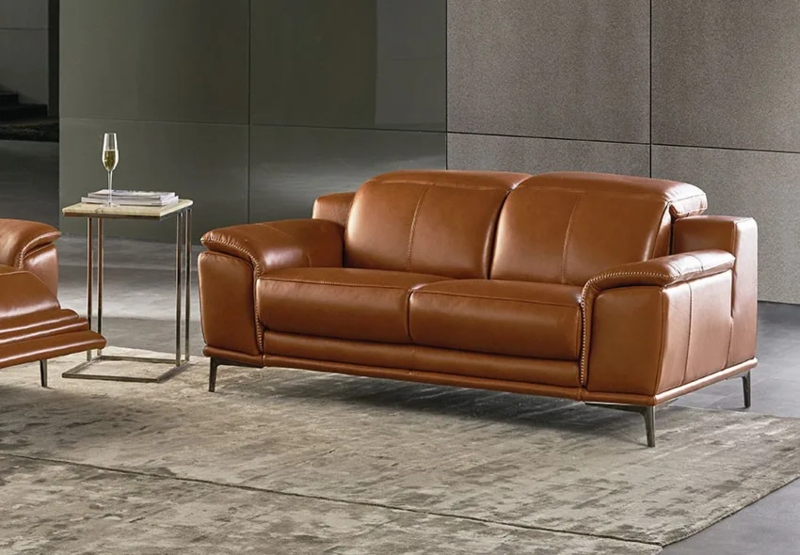 Charcoal Power Reclining Loveseat with Adjustable Headrests, Sleek Design